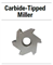 25N307 НАБОР CARBIDE-TIPPED MILLER 8 FINE - фото 142058